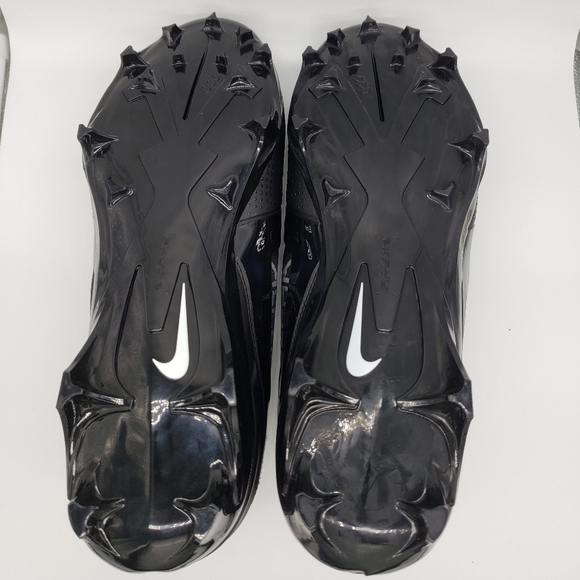 Nike Alpha Menace 4 Pro Football Cleats Black/Silver - Picture 7 of 8